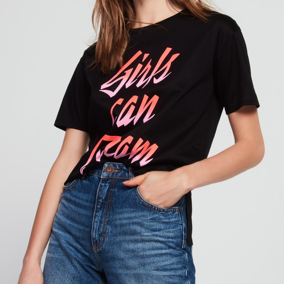 SANDRO Cotton Graphic Tee - Picture 3 of 7